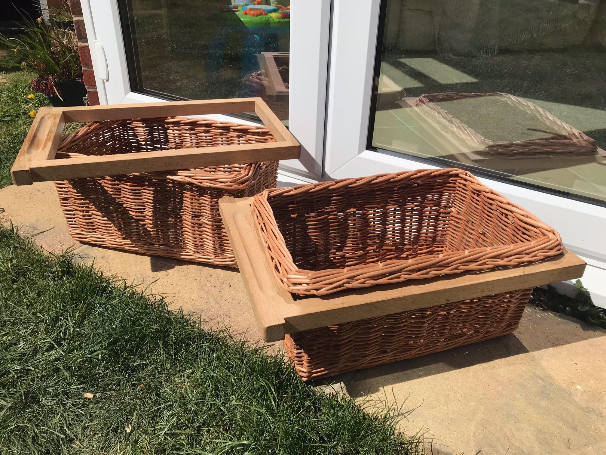 Bespoke Square or Rectangular Basket for Kitchens (frame not supplied)